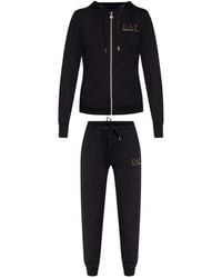 EA7 - Hoodie Und Sweatpants Set - Lyst