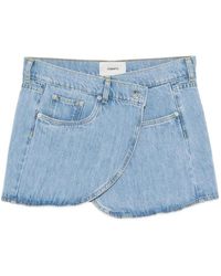 Coperni - Rokken ,Blauw ,Denim Denim Shorts - Lyst