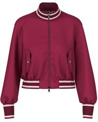 Marc Cain - Jassen ,Rood ,Polyester Reversible Bomber Jacket - Lyst