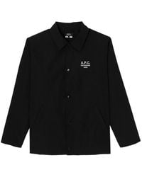 A.P.C. - Jassen ,Zwart ,Katoen Regis Jacket - Lyst