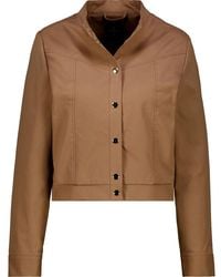 Monari - Cropped Trench Jacket - Lyst
