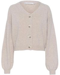 Gestuz - Truien & Vesten ,Wol Wollen Vest Met Pofmouwen - Lyst