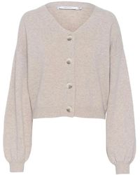 Gestuz - Truien & Vesten ,Wol Wollen Vest Met Pofmouwen - Lyst