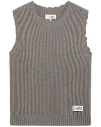 MM6 by Maison Margiela - Sleeveless Jumpers - Lyst