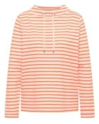 Cecil - Top Met Lange Mouwen En Trechterhals - Lyst