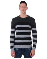 Daniele Alessandrini - Truien & Vesten ,Grijs ,Wol Meridian Sweater Pullover - Lyst