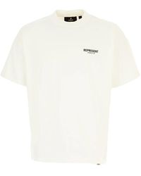 Represent - Tops ,Wit ,Katoen Owners Club T-Shirt - Lyst