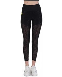 EA7 - 7 Clear Logo Jersey Leggings - Lyst