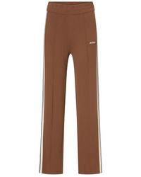 Autry - Pantalones De Punto A Rayas Azul Y Blanco, Mujer, Talla - Lyst