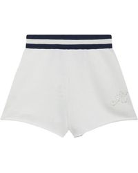 Autry - Fitness ,Wit ,Katoen Katoenen Shorts Met Logo - Lyst