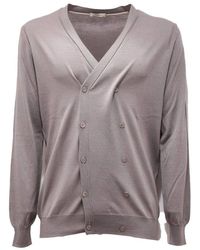 Paolo Pecora - Woll-Cardigan - Lyst