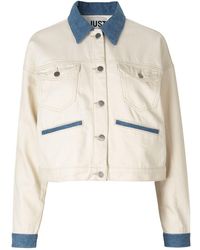Just Female Sika Denim Jacket - Wit