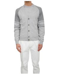 Peserico - Truien & Vesten ,Grijs ,Wol Cardigan - Lyst
