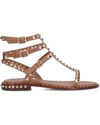 Ash - Schoenen ,Bruin ,Leer Bruine Play Sandalen Voor Vrouwen - Lyst