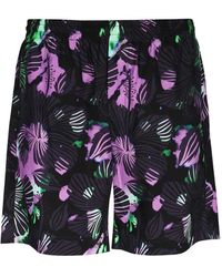 MSGM - Baumwoll-Bermuda-Shorts Elastischer Bund Taschen - Lyst