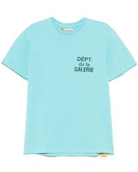 GALLERY DEPT. - Blauw Logo Print Crew Neck T-Shirt - Lyst