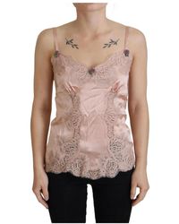 Dolce & Gabbana - Tops > Sleeveless Tops - Lyst