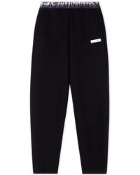 EA7 - Broeken ,Zwart ,Slim Fit Broeken - Lyst