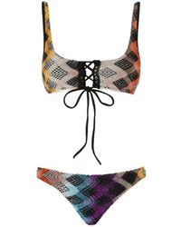 Missoni - Lamé Gehaakt Bikini - Lyst