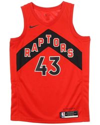 Nike - Fitness ,Rood ,Polyester Toronto Raptors Basketball Tanktop - Lyst