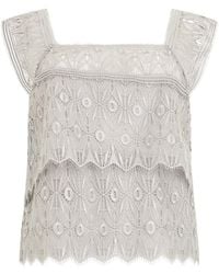 Alberta Ferretti - Sleeveless Tops - Lyst