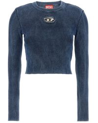 DIESEL - M-Anchor-A Geribbelde Katoenen Trui - Lyst