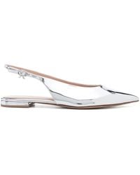 Gianvito Rossi - Sling Back Ballerina Schuhe - Lyst