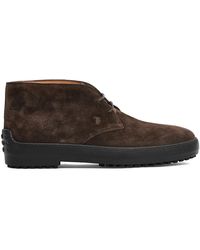 Tod's - Braune Winter Loafers - Lyst