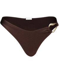 Zimmermann - Badmode ,Bruin ,Chocolate Ascension Trim Bikini Pant - Lyst
