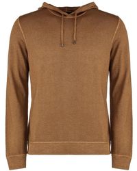 Moorer - Geribbelde Gebreide Wollen Hoodie - Lyst