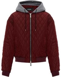DSquared² - Jassen ,Rood ,Katoen Bomber Jacket - Lyst