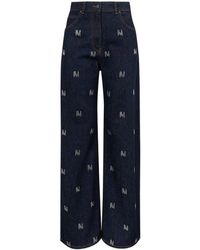 MSGM - Wide Jeans - Lyst