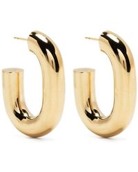 Rabanne - Accessoires ,Geel ,Gouden Vlinder Oorbellen - Lyst