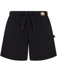 Moschino - Badmode ,Zwart ,Nylon Smiley Nylon Zwembroek Shorts - Lyst