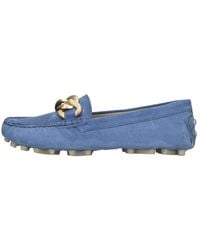 Emanuélle Vee - Flache Schuhe Klar Blau - Lyst