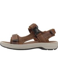 Clarks - Flat Sandals - Lyst