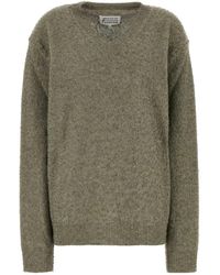 Maison Margiela - V-Neck Knitwear - Lyst