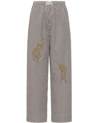 Des Phemmes - Broeken ,Veelkleurig ,Pajama Pant - Lyst