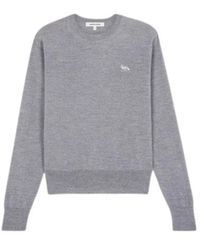 Maison Kitsuné - Merino Wol Trui - Lyst