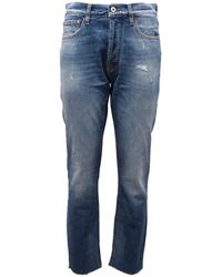 CYCLE - High Rise Slim Fit Jeans - Lyst