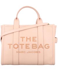 Marc Jacobs - Borsa tote in pelle rosa - Lyst
