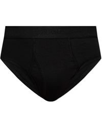 Tom Ford - Ondergoed ,Zwart ,Katoen Slips Met Logo - Lyst