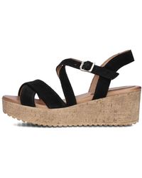 Aiyana - Elegante Zwarte Suède Sandalen - Lyst