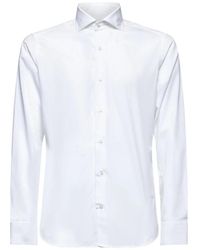 D4.0 - Overhemden ,Wit ,Katoen Shirt - Lyst