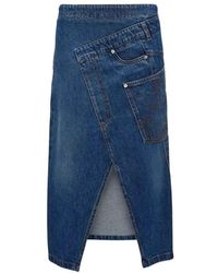 JW Anderson - Denim Skirts - Lyst