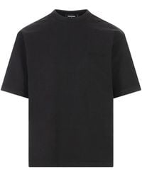 DSquared² - Tops ,Zwart ,Zwarte T-Shirts En Polos Met Logo - Lyst