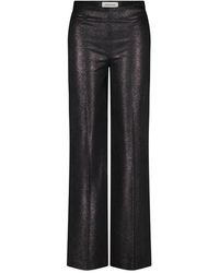 DRYKORN - Pantalones brillantes de pierna recta y cintura media - Lyst