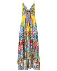 CAMILLA - Sultanahmet Summer Jurk Met Strik Aan De Voorkant - Lyst