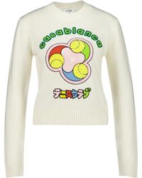 CASABLANCA - Round-Neck Knitwear - Lyst