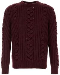 McQueen - Round-Neck Knitwear - Lyst
